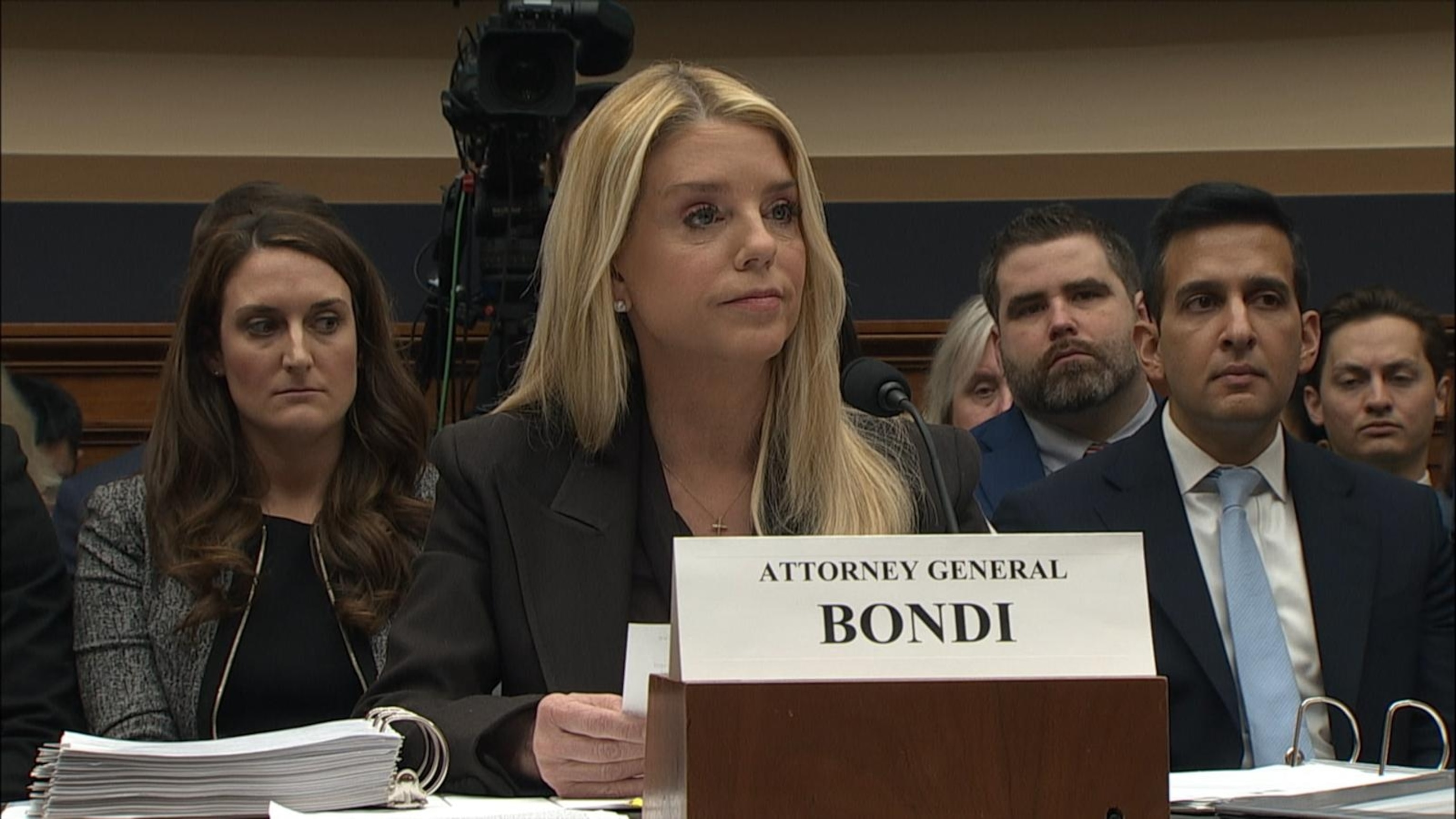 AG Bondi addresses Epstein survivors: 