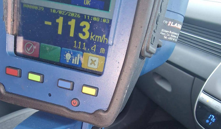 Outrage as novice driver caught travelling at more than double speed limit