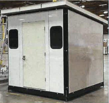 The city of Lansing shared a picture of one of the 50 pods it purchased to address homelessness.