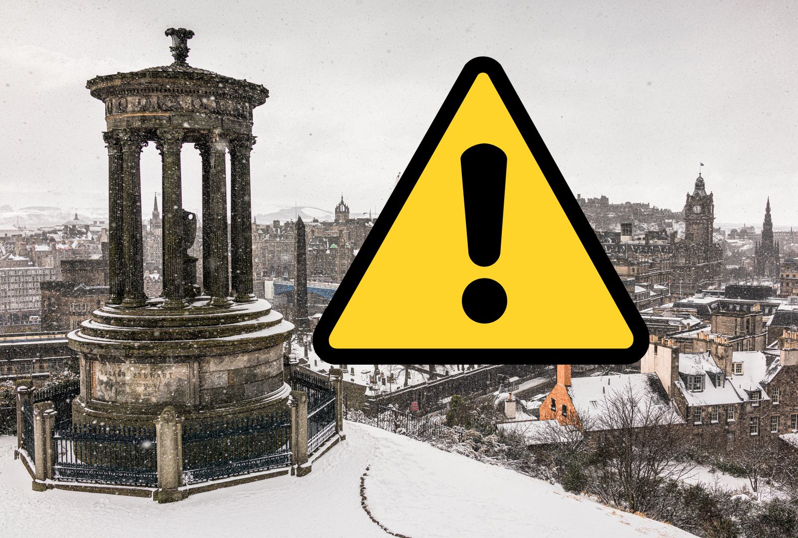 Edinburgh weather: Met Office snow and ice warning issued - when snow ...
