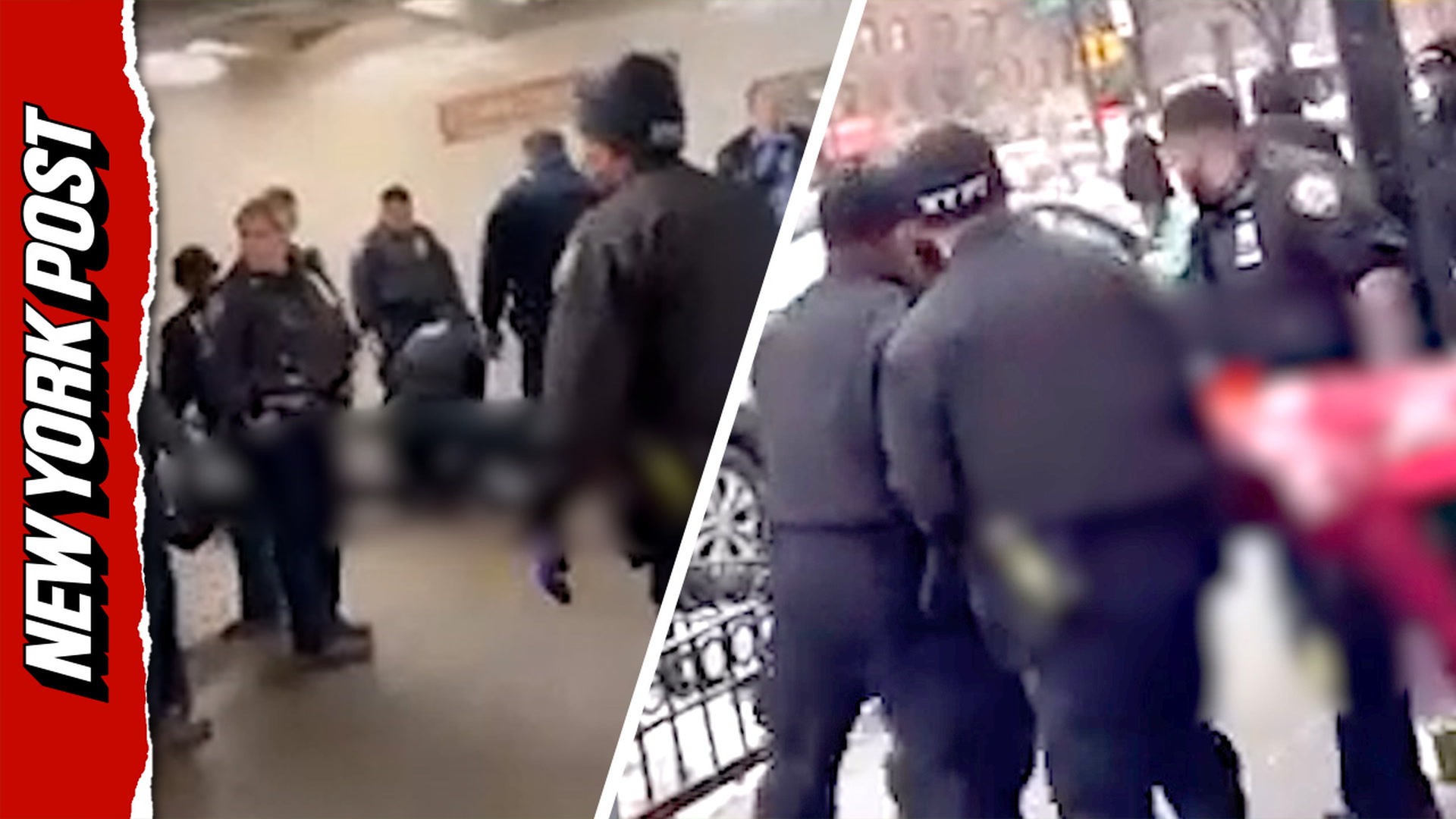 Police perform CPR on victim of deadly shooting at Bronx subway station