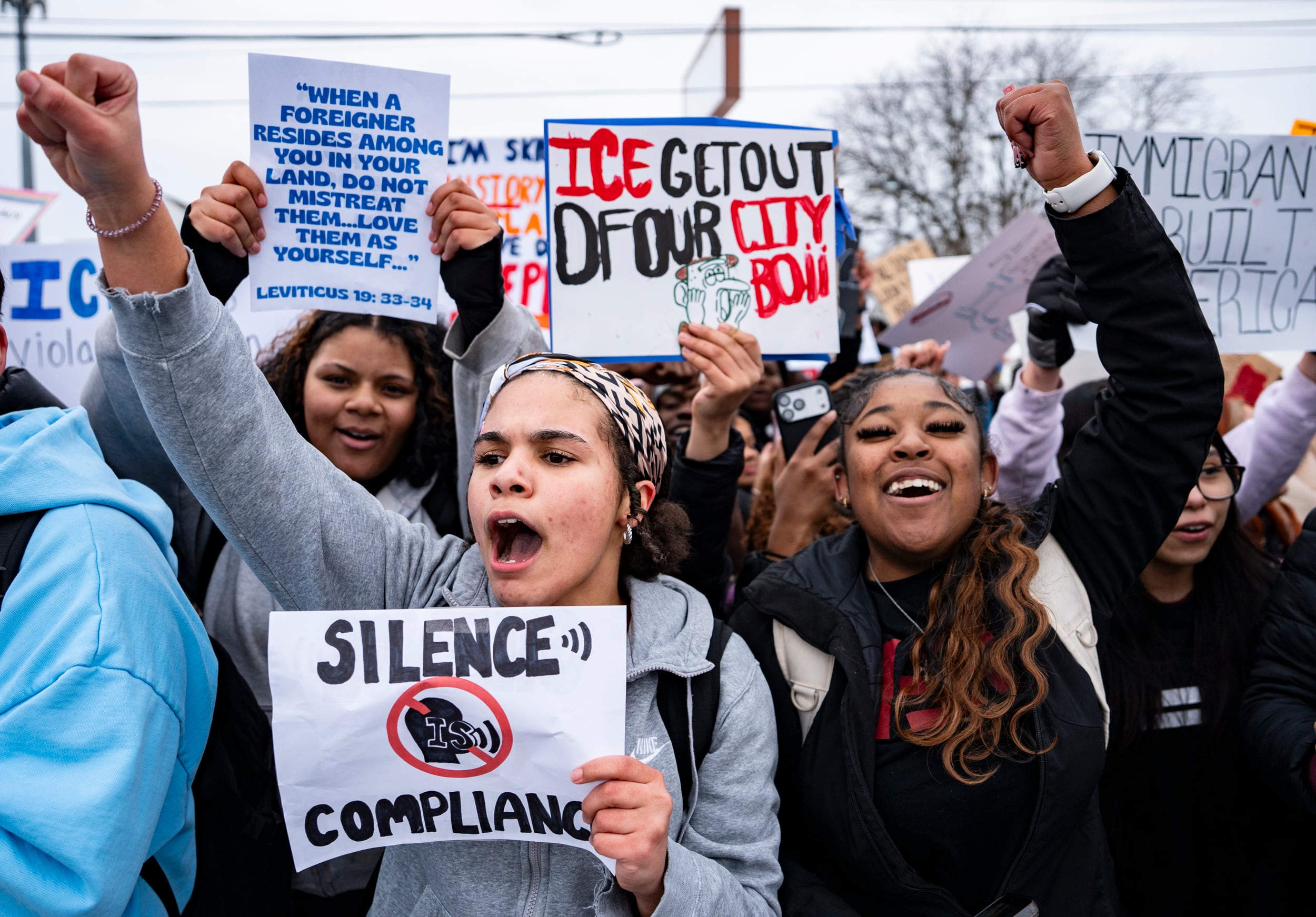 How schools in Marion County responded to anti-ICE student protests
