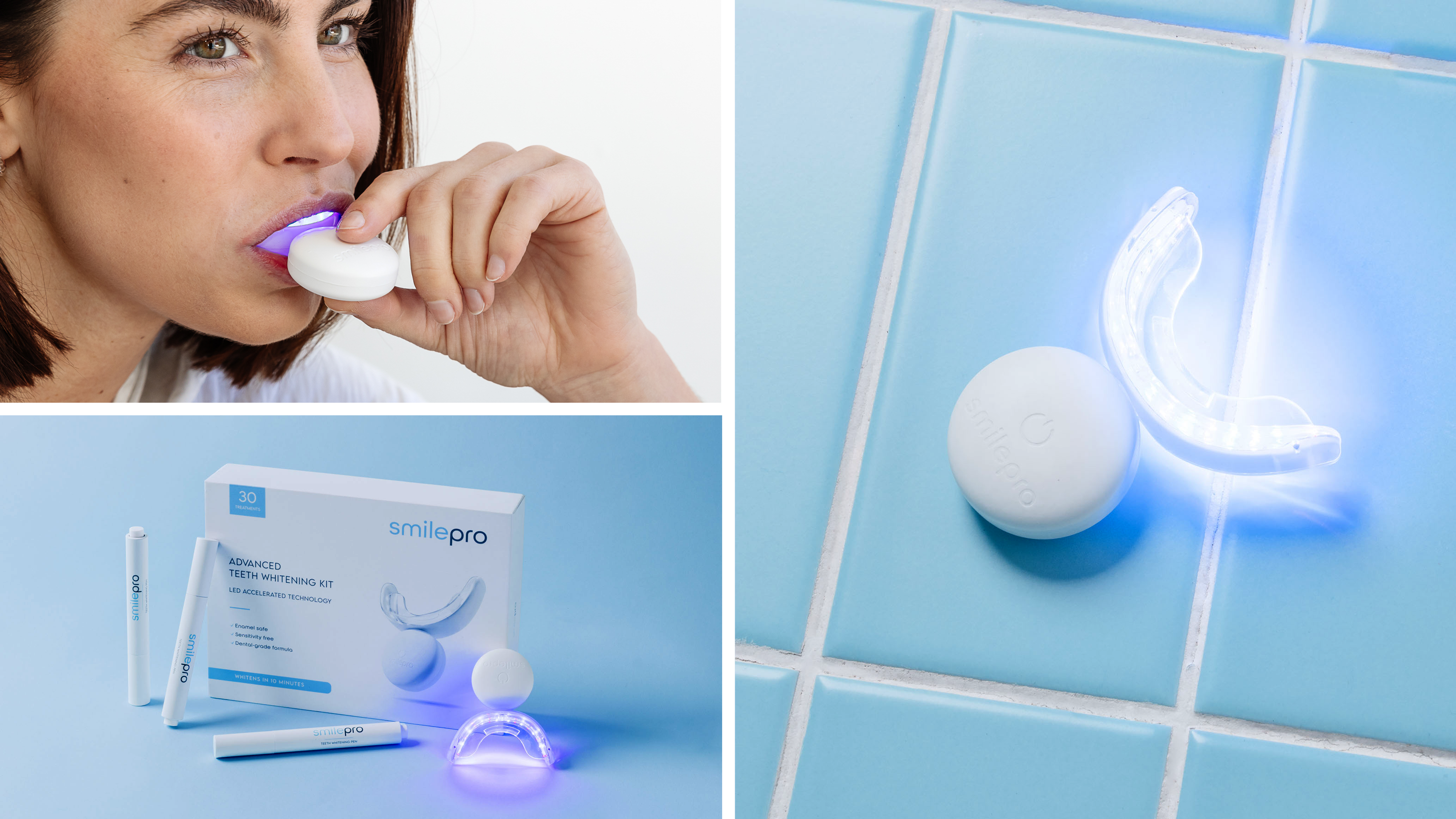 Get an at-home summer glow-up with 50% off an LED teeth whitening kit