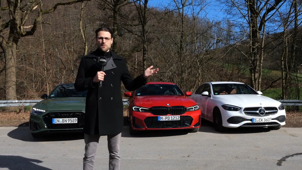Audi A4 vs BMW 3 Series vs C-Class