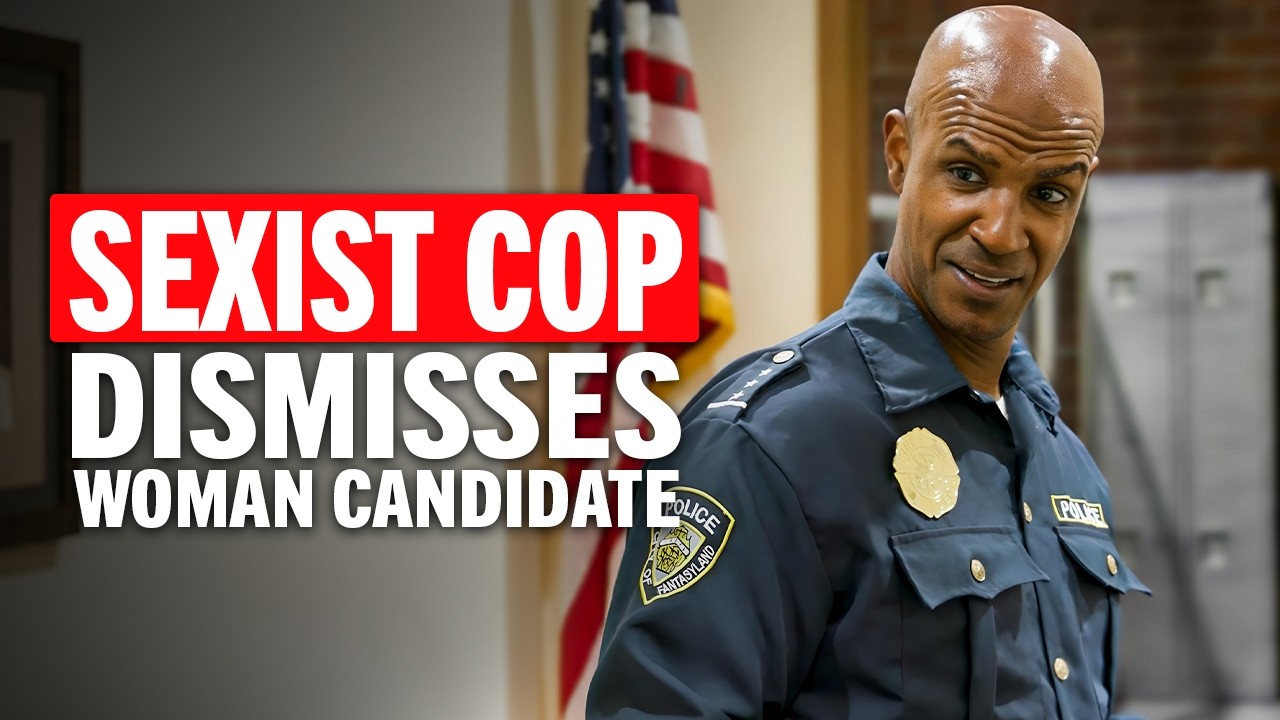 Rude officer belittles a female applicant at the station — until she ...