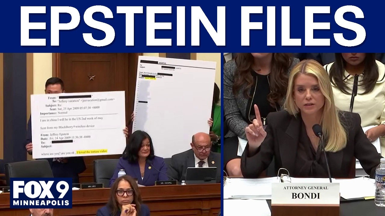 Pam Bondi questioned on Epstein 'torture' email
