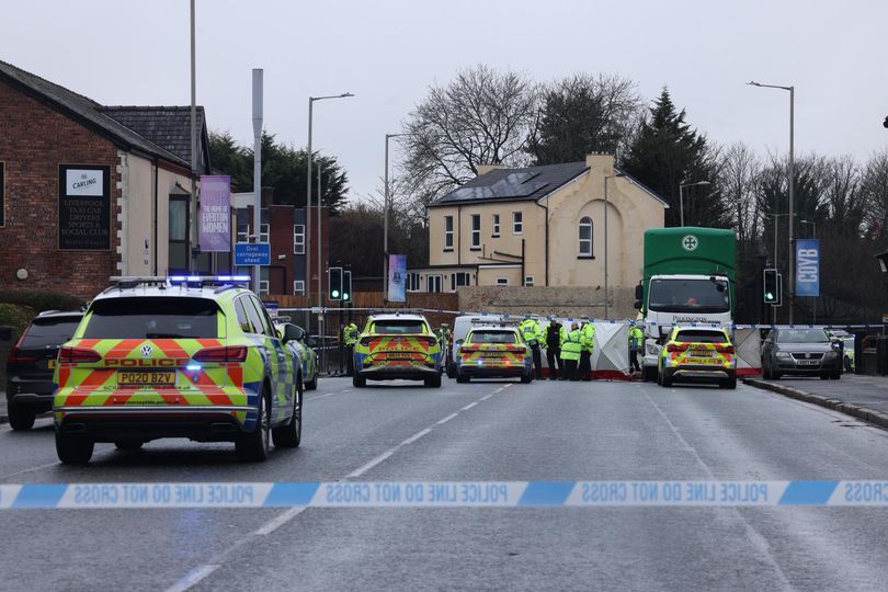 Woman dies after being struck by lorry