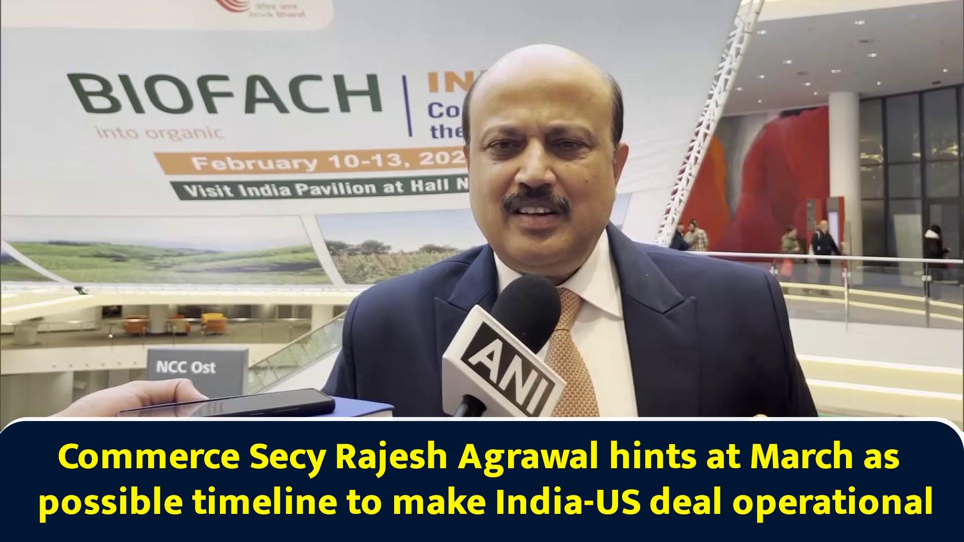 Commerce secy Rajesh Agrawal hints at March as possible timeline to ...