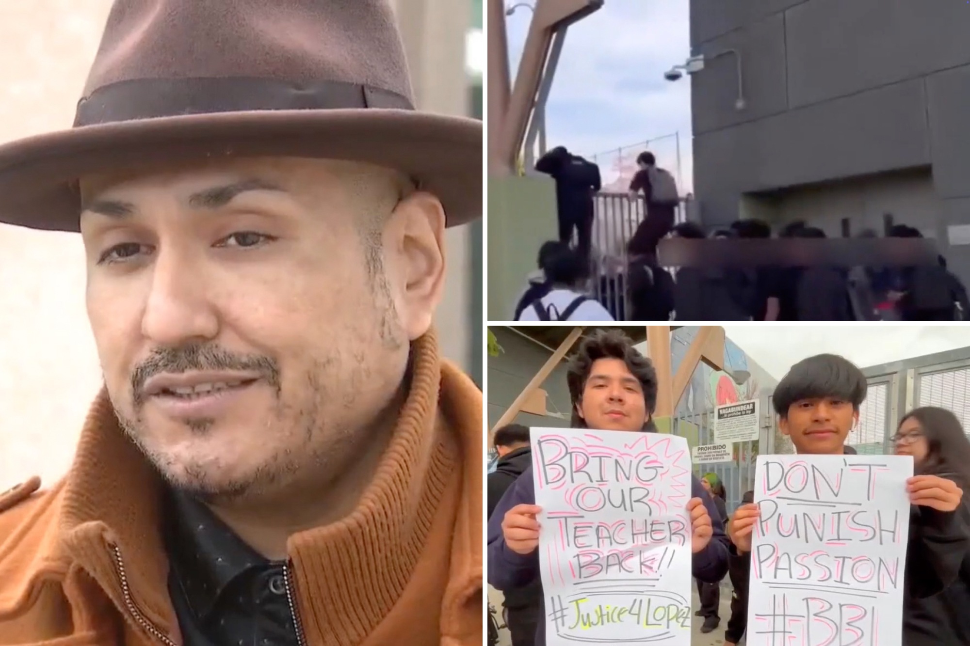 LA teacher fired for opening school gate to students joining anti-ICE ...