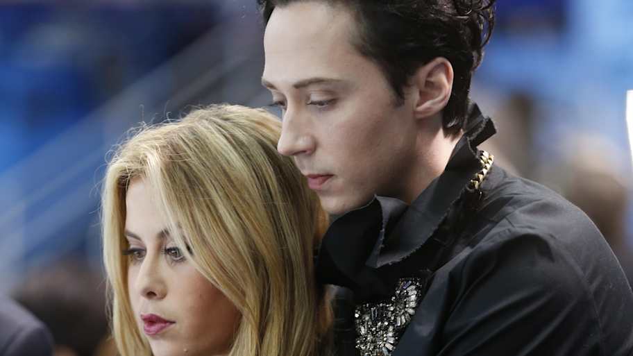 Johnny Weir raises eyebrows in crazy sheer black fit at Winter Olympics