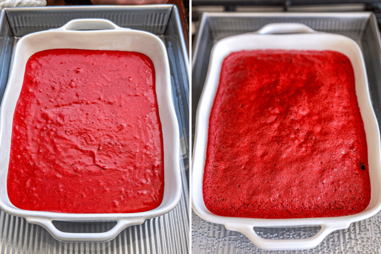 Red velvet brownie pudding recipe