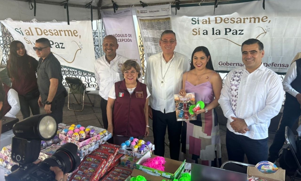 Colima refuerza el programa federal Sí al desarme, sí a la paz