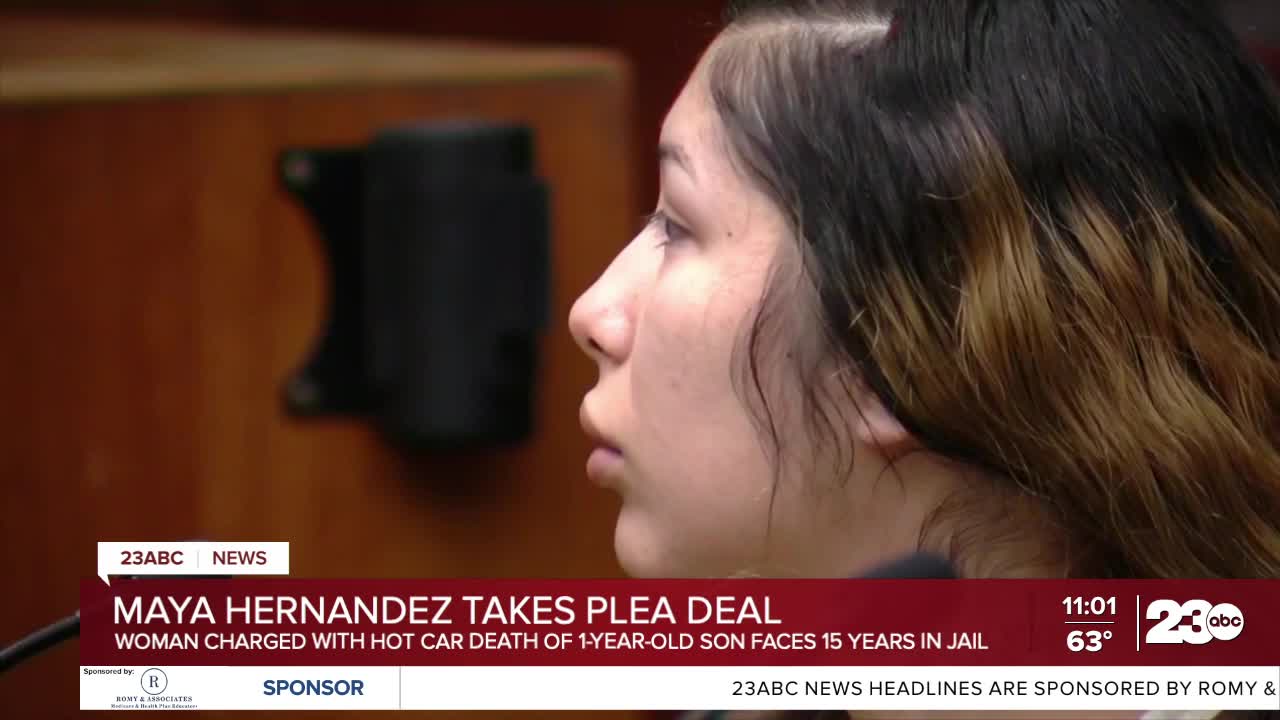 Maya Hernandez accepts 15-year plea deal related to child's hot car death