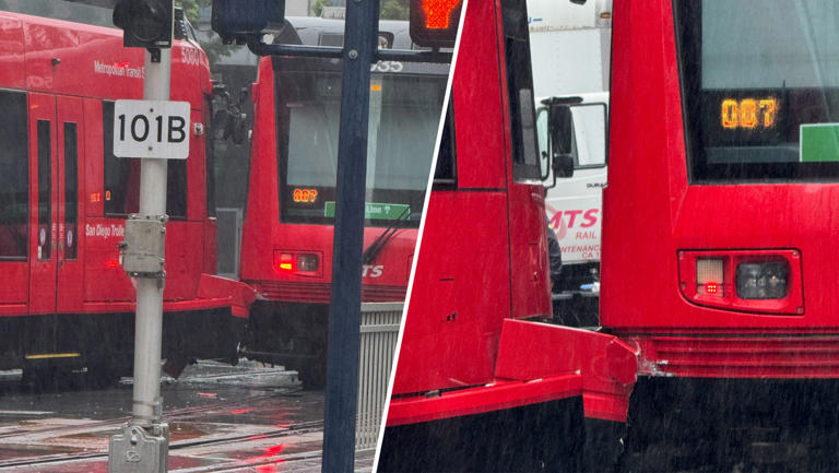 MTS says trolleys did not crash in downtown San Diego