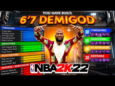 This 6'7 point guard build is the best build in NBA 2K22! Demigod ISO ...