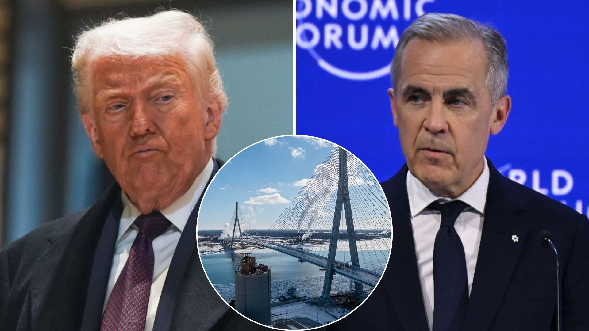 Trump amenaza con bloquear el nuevo puente que une Detroit y Windsor
