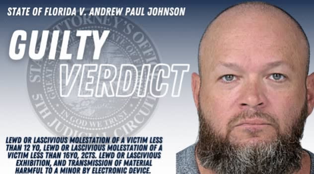 Brooksville man faces life behind bars after guilty verdict in child ...