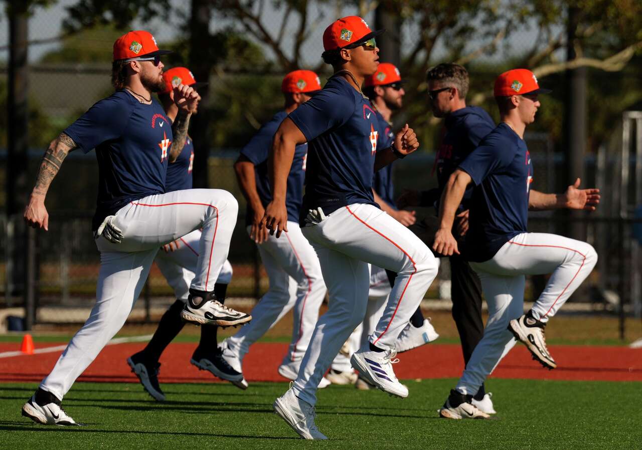 Photos: Astros' first spring training workout