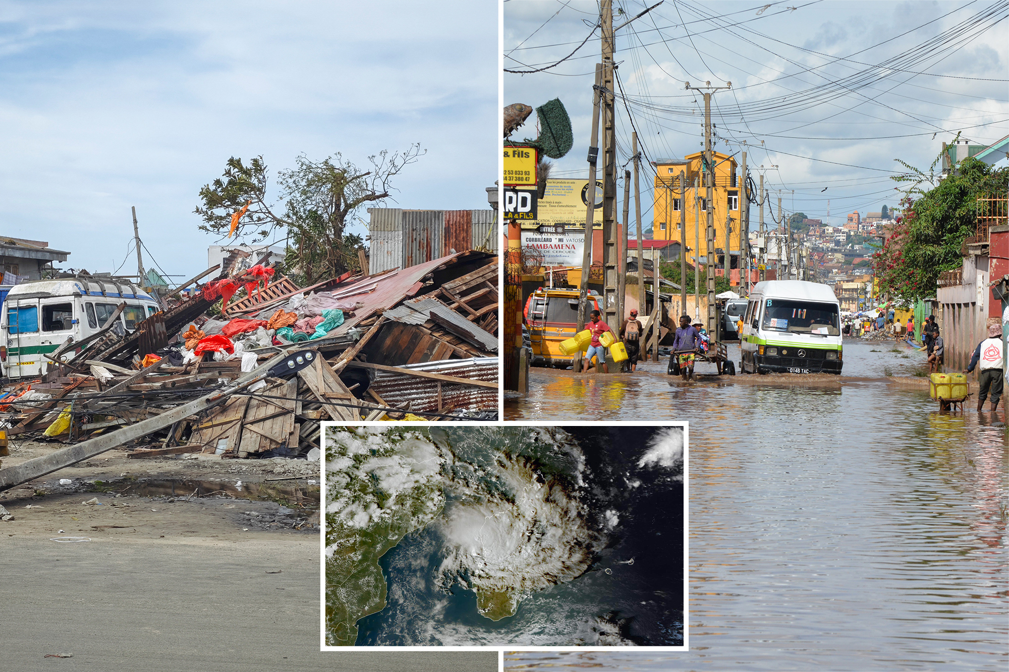 Tropical cyclone hits Madagascar, killing at least 20 after 121mph ...