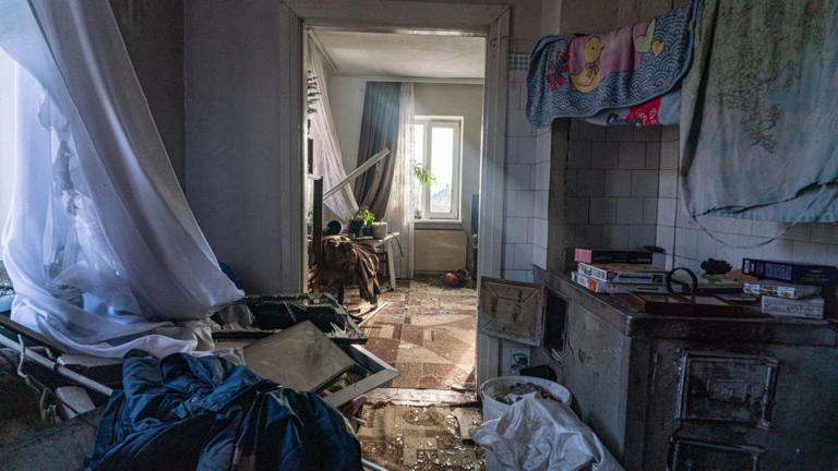 Russian drone strike kills three Ukrainian toddlers and their father