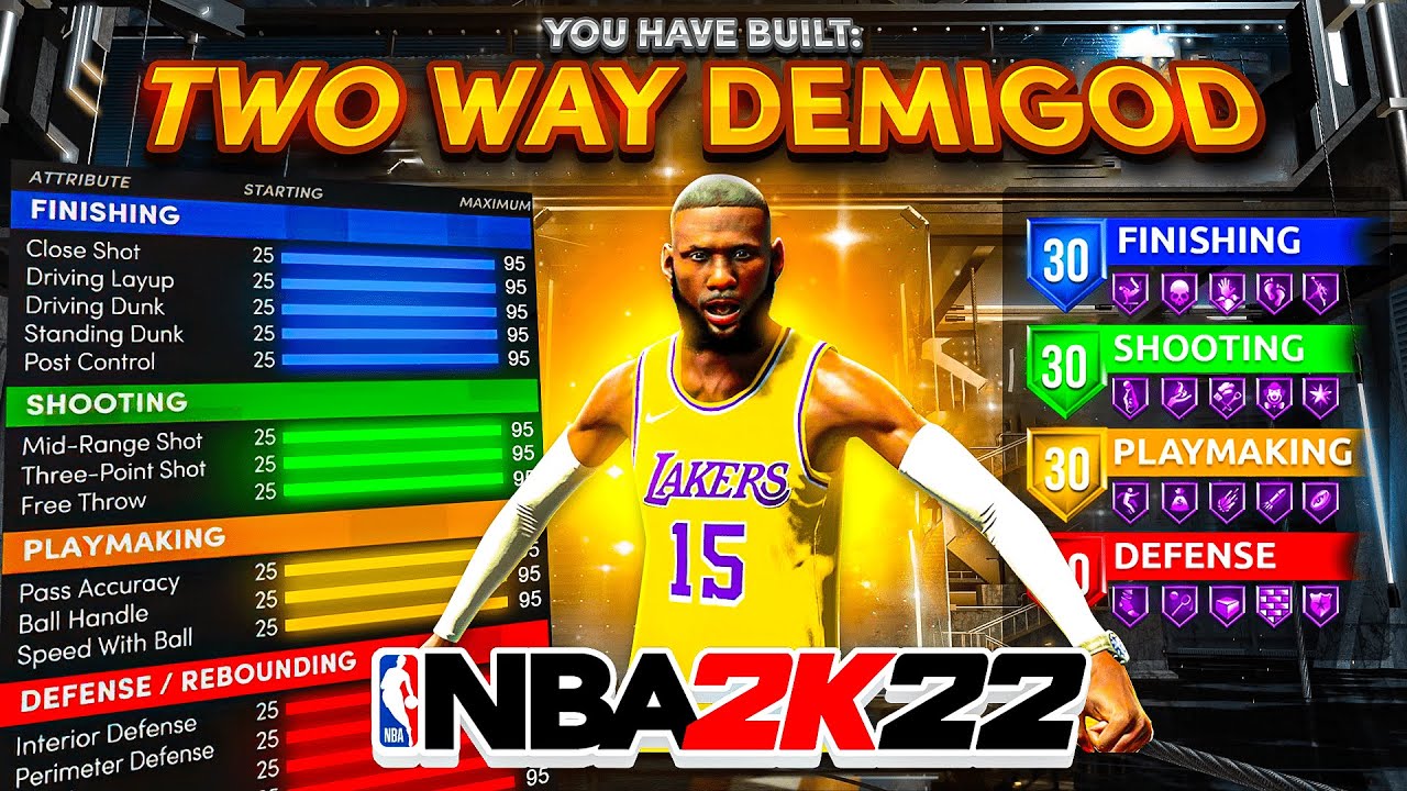 This 2-way slashing playmaker build is the best build in NBA 2K22 ...