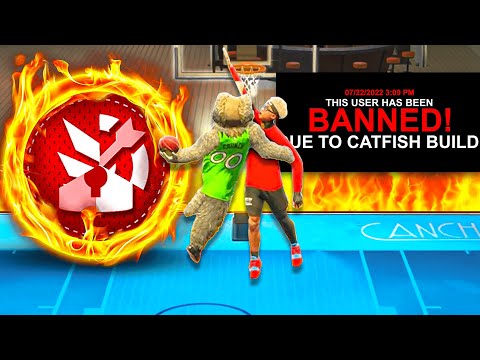 This catfish 2 way finisher build needs banned in NBA 2K22. Best build 2K22