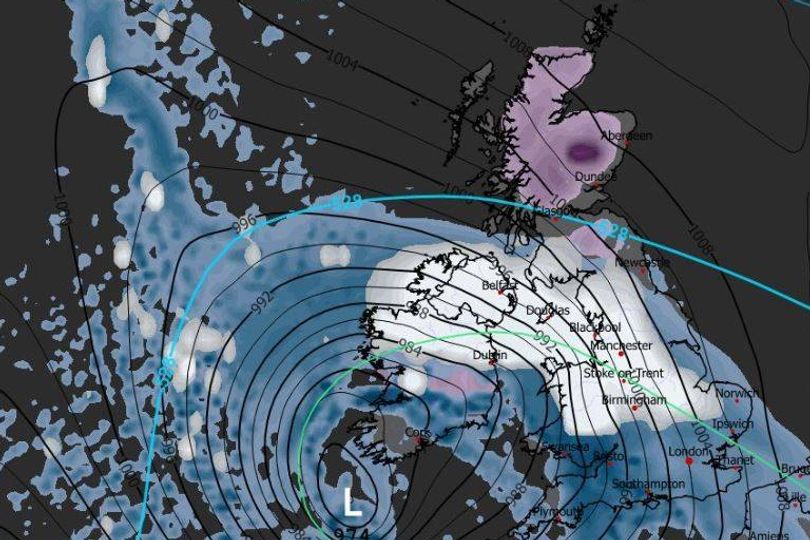 Map shows Arctic blast will bring snow as temperatures plunge to below ...