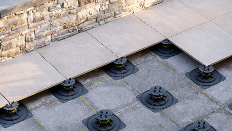 Bison debuts new Level.Up adjustable pedestals for installing outdoor ...