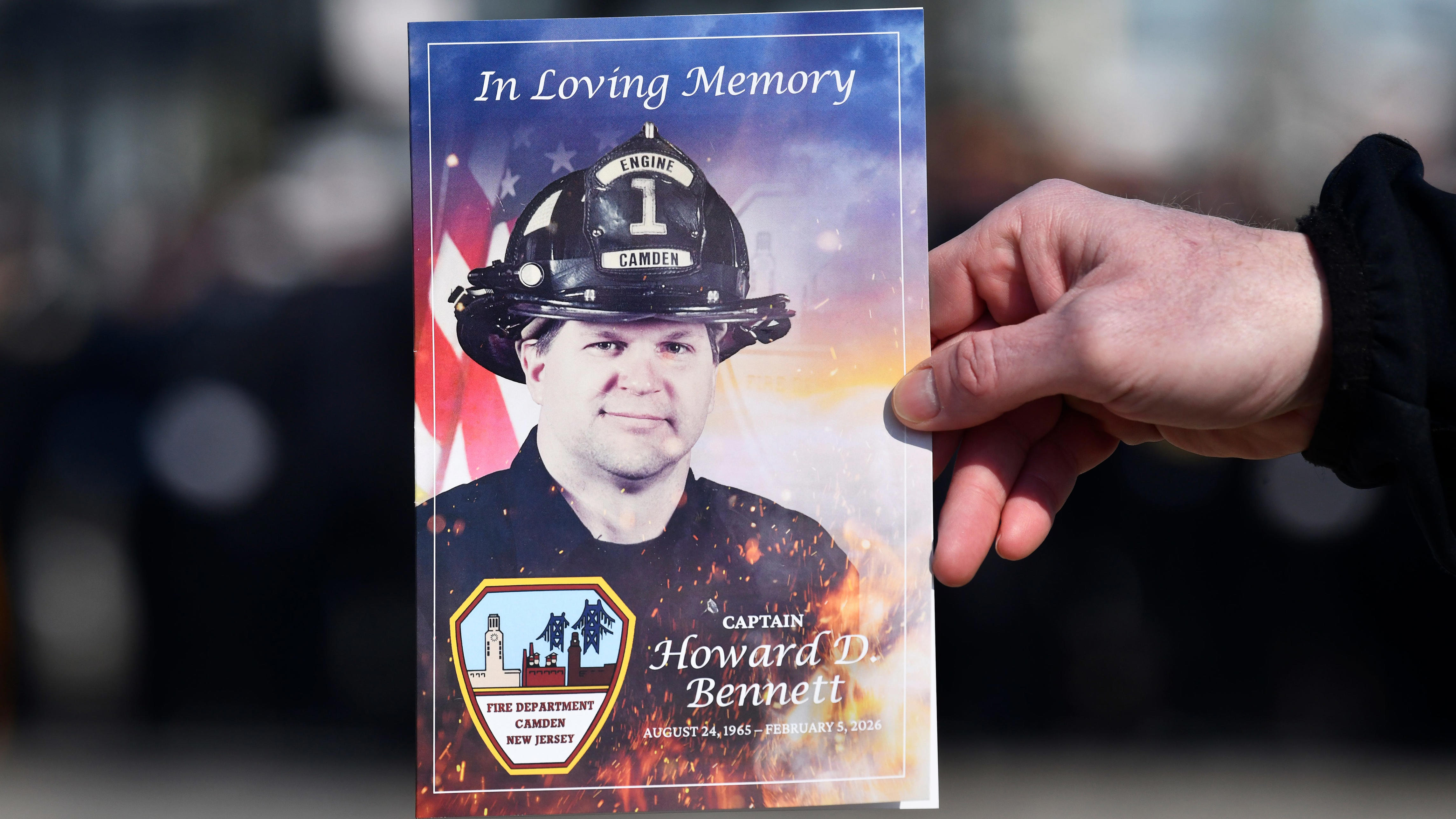 Camden firefighter Howard Bennett honored at celebration of life today