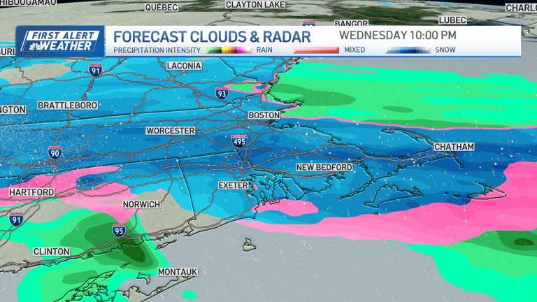 First alert: Tracking rain and snow today, and there's more snow on the way