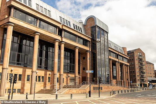 All three children had to have hepatitis B and tetanus injections, as well as blood tests, Newcastle Crown Court (pictured) heard