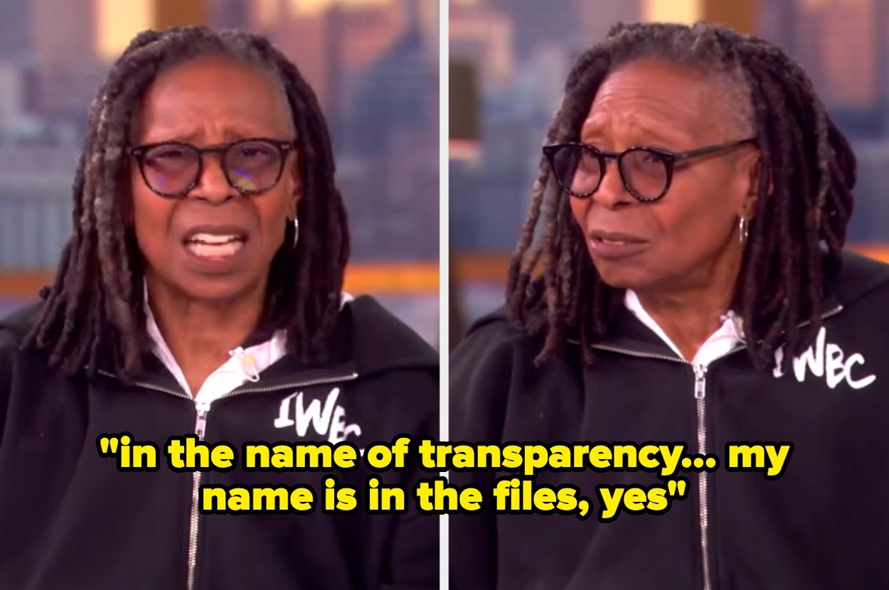 Whoopi Goldberg addressed her name being mentioned in the Epstein files ...