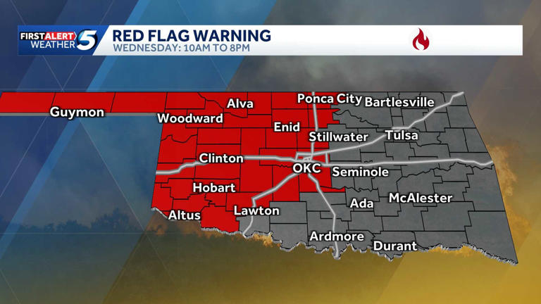 Oklahoma fire risk continues after wildfires injure 4 firefighters ...
