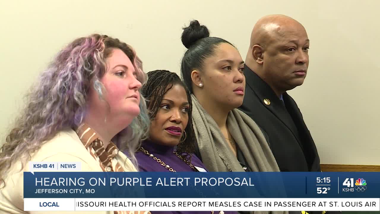 Missouri families share testimony on proposed Purple Alert bill