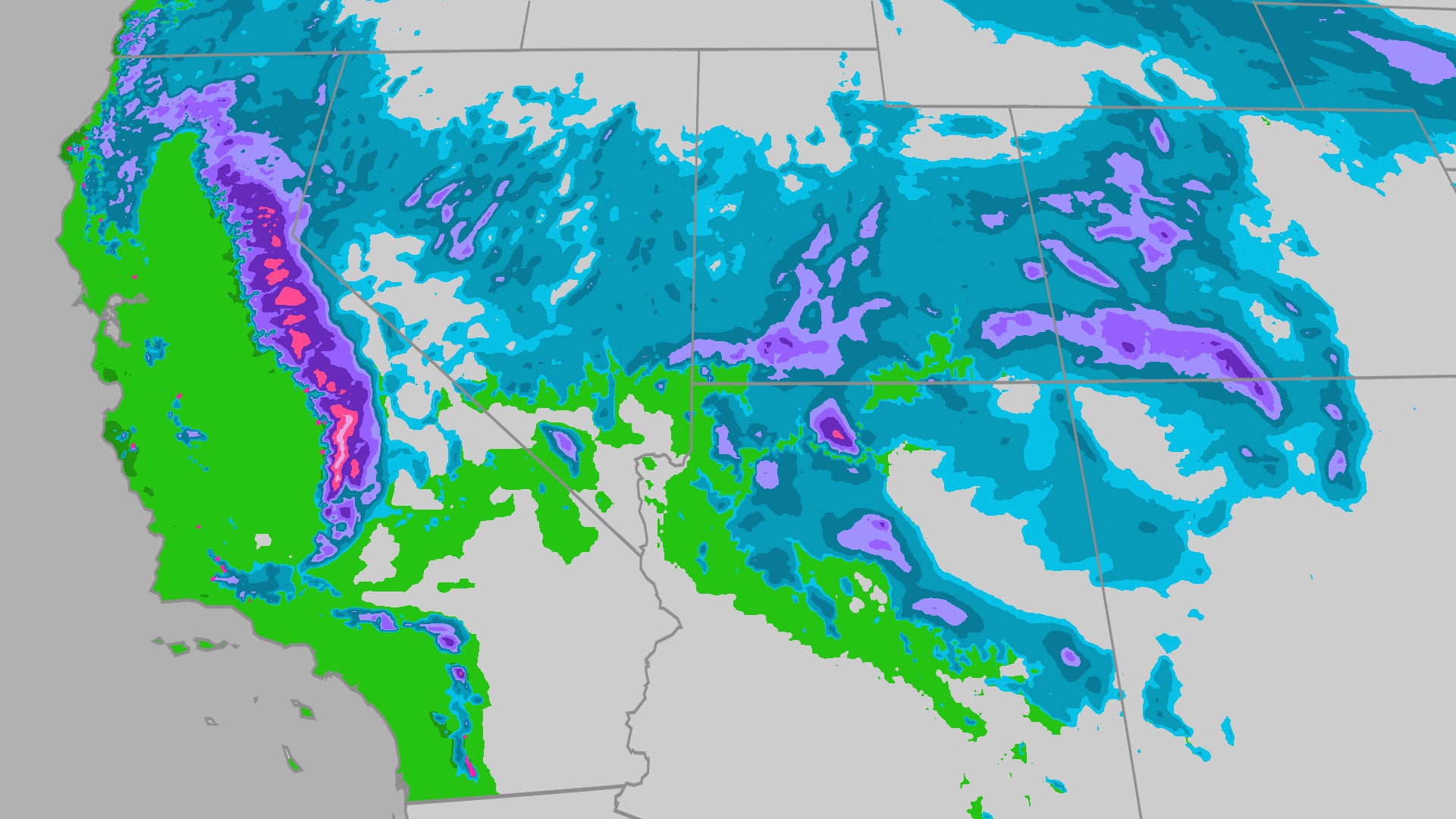 Next round of rain, snow impacts West Thursday