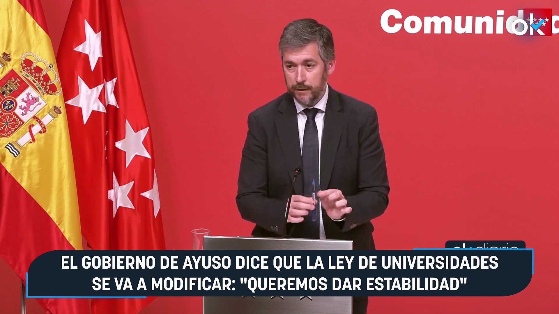 El Gobierno de Ayuso dice que la Ley de Universidades se va a modificar ...