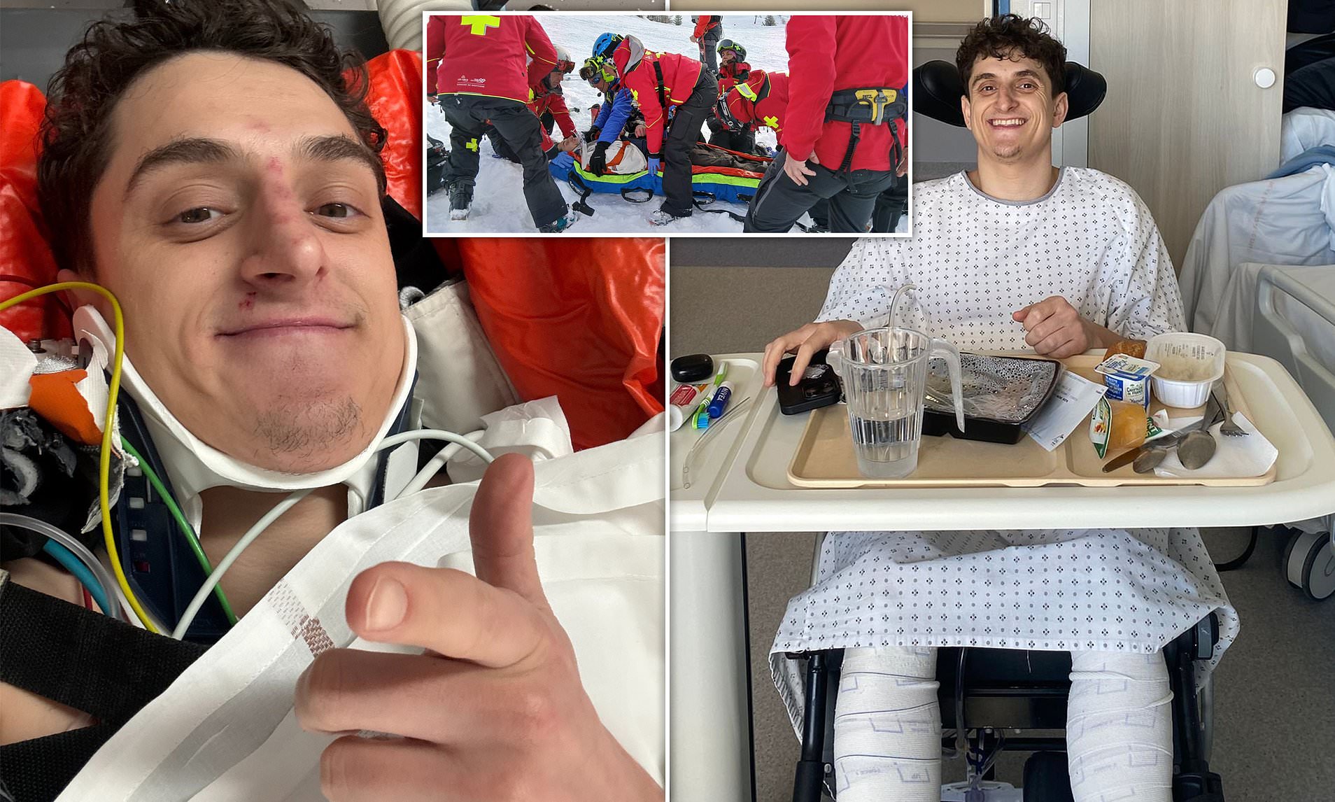 Brit skier, 28, is paralysed after suffering horrific fall during jump ...