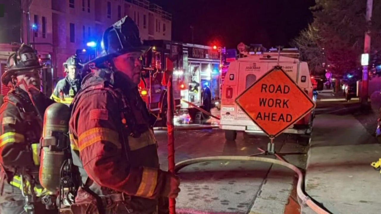 1 injured as firefighters rush to burning apartments in Littleton
