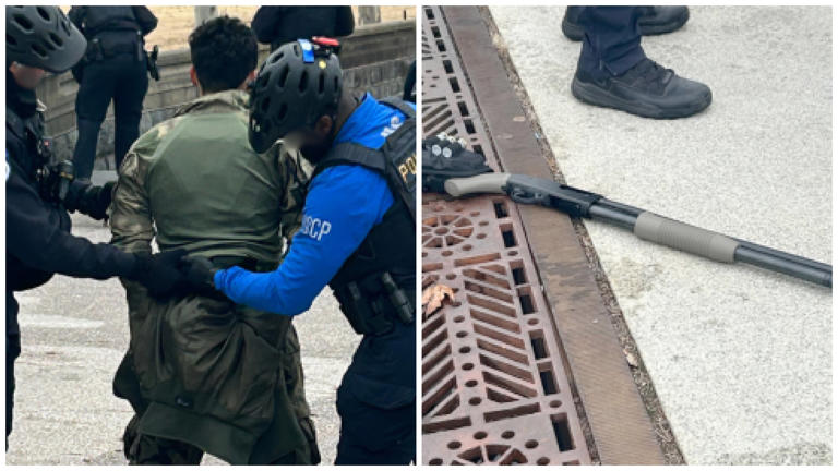 Teen with shotgun arrested after allegedly running toward US Capitol