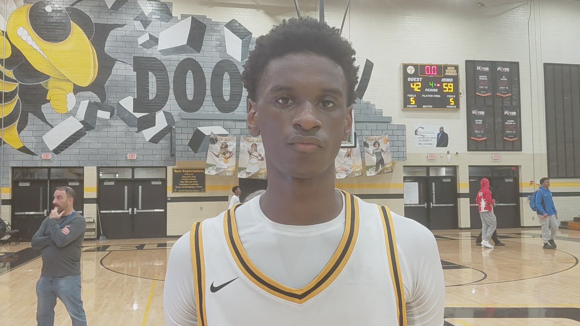 Interview with Khiry White of Irmo boys basketball