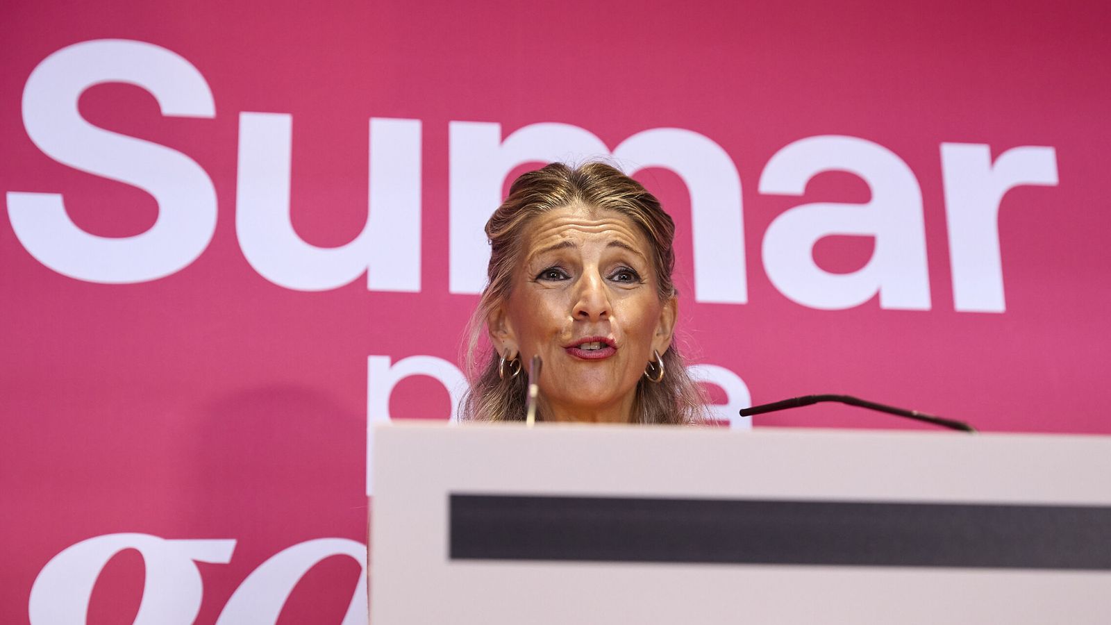 Yolanda Díaz no acudirá al acto de refundación de la coalición Sumar