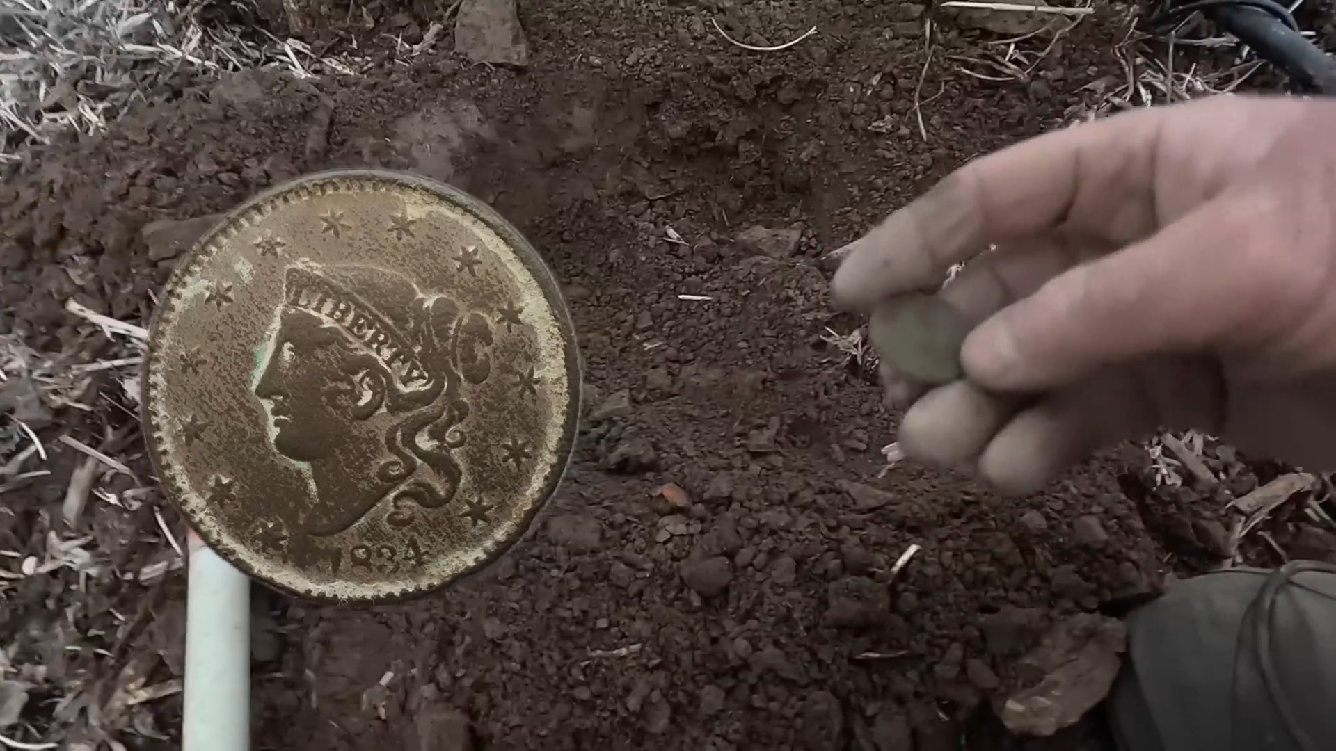 Another big old copper right there - The 1700s spill that kept getting ...