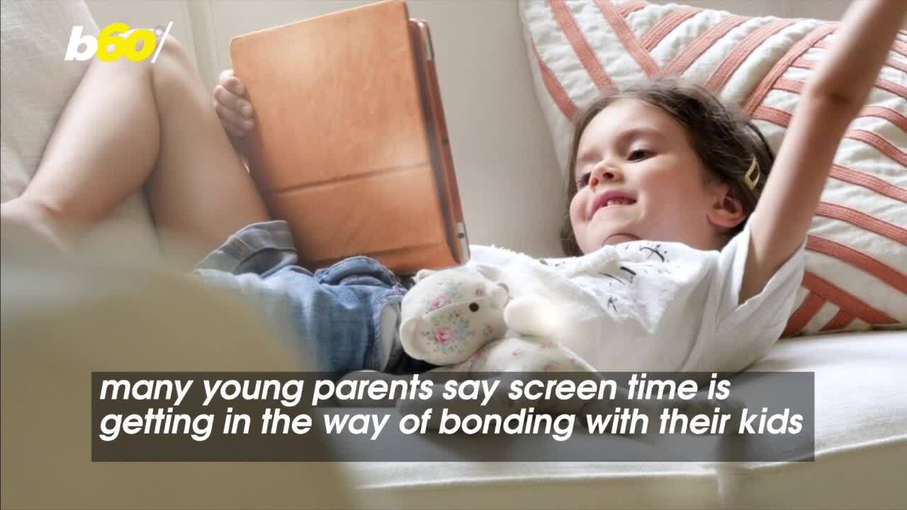 Many young parents say screen time is hurting their bond with their kids