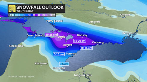 Major winter storm hits southern Ontario with heavy ice and snow Wednesday