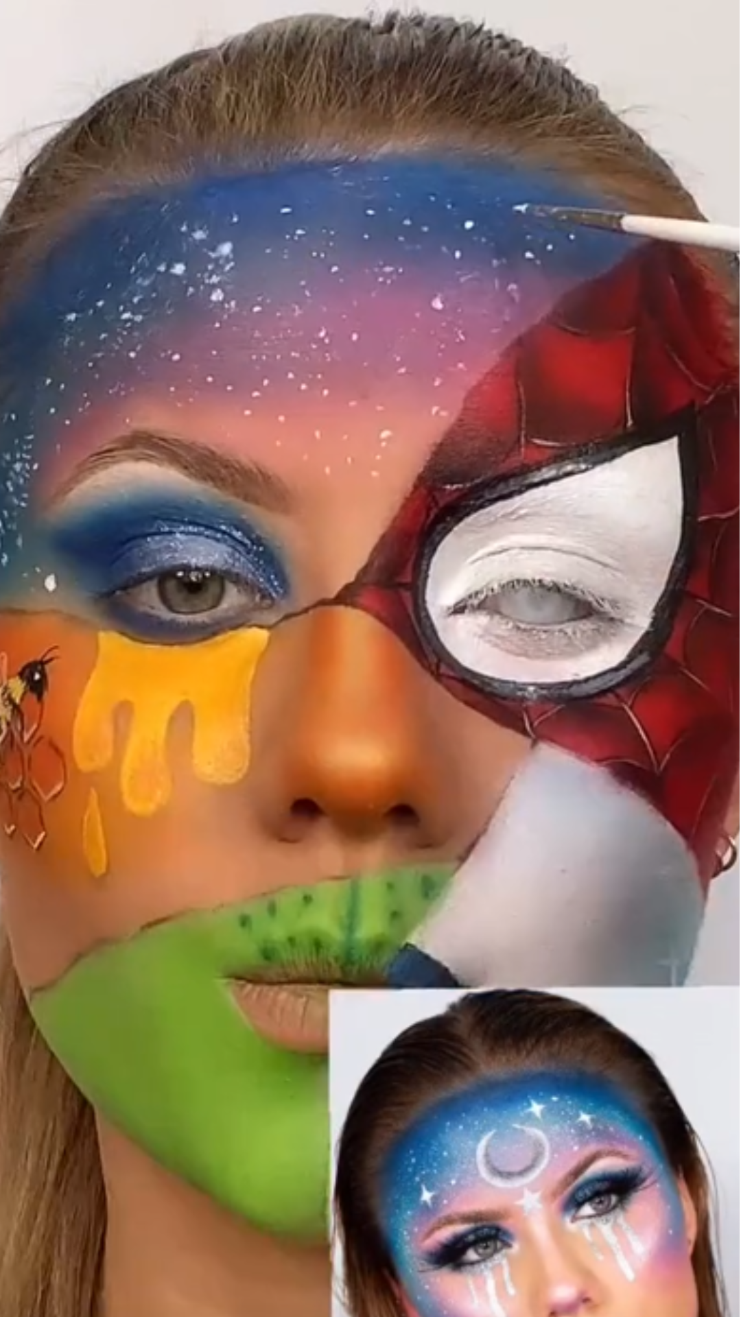 Top makeup looks combined into one stunning mashup