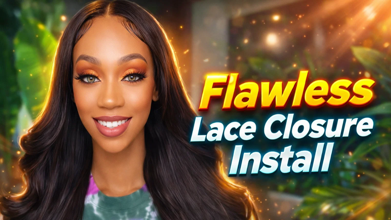 Flawless lace closure install: The method you’ll want to try