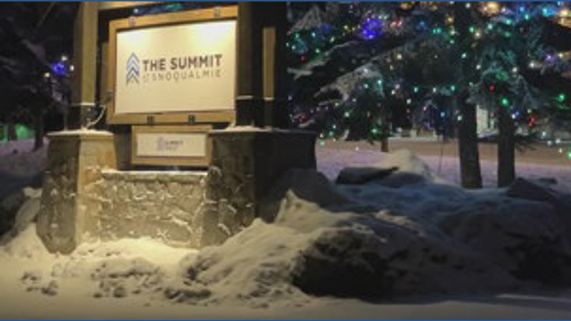New snow from overnight at Snoqualmie Pass