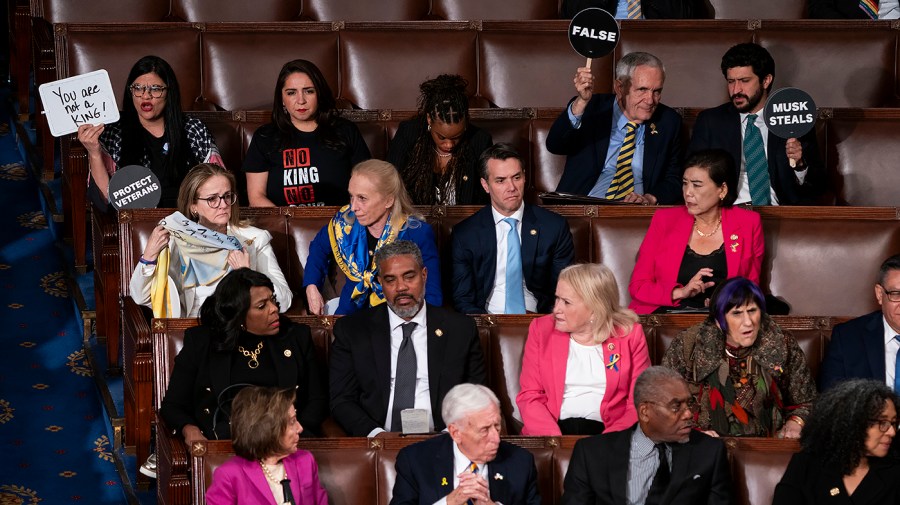 Democrats plot protests for Trump’s State of the Union address