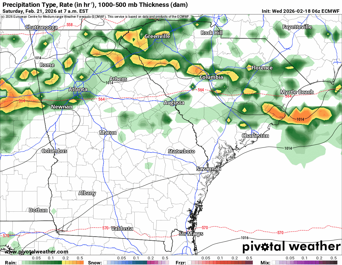 Two rounds of rain on the way this weekend