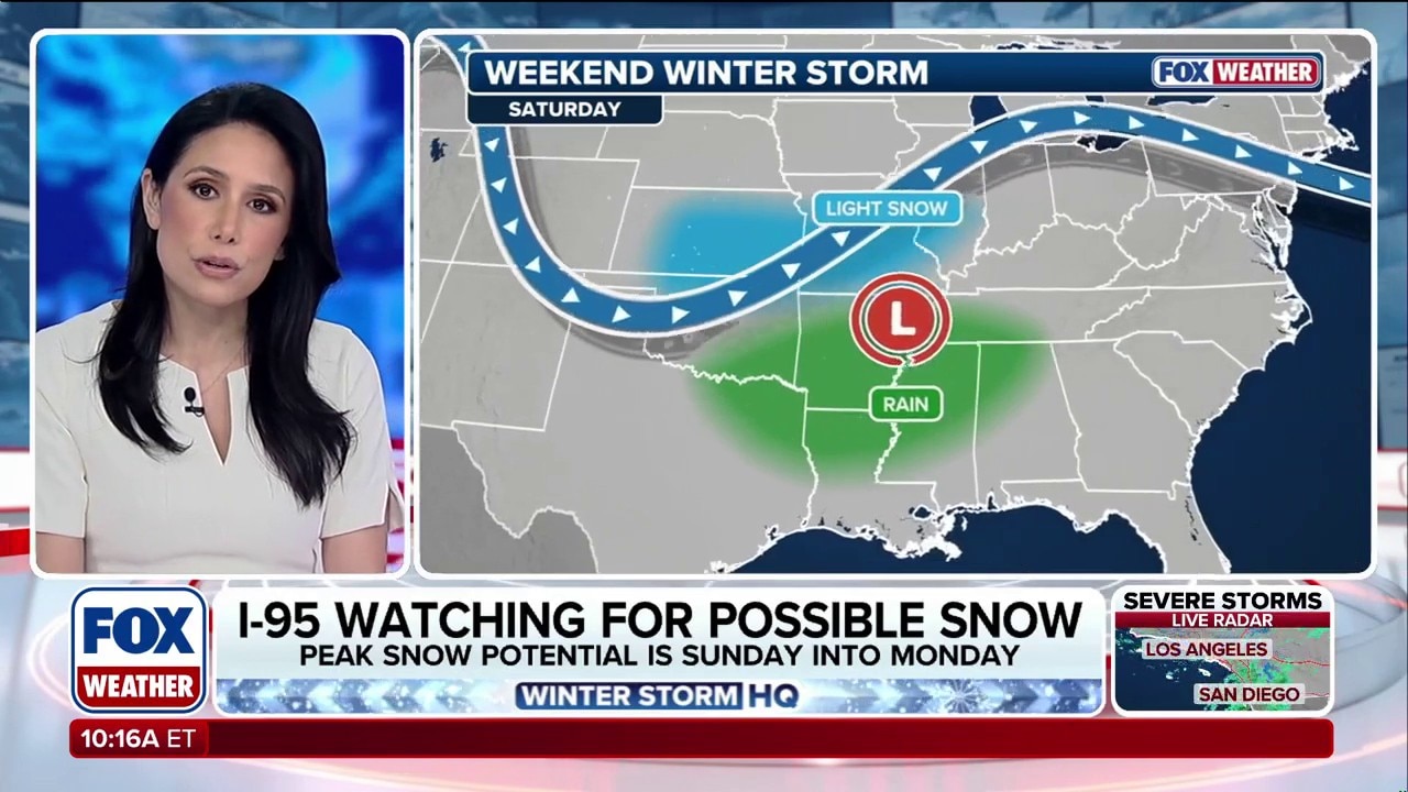 Major snowstorm possible for northeastern Interstate 95 corridor this ...